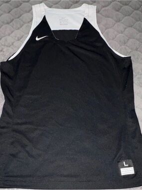 Nike Black and White Dri-FIT Performance Tank Top